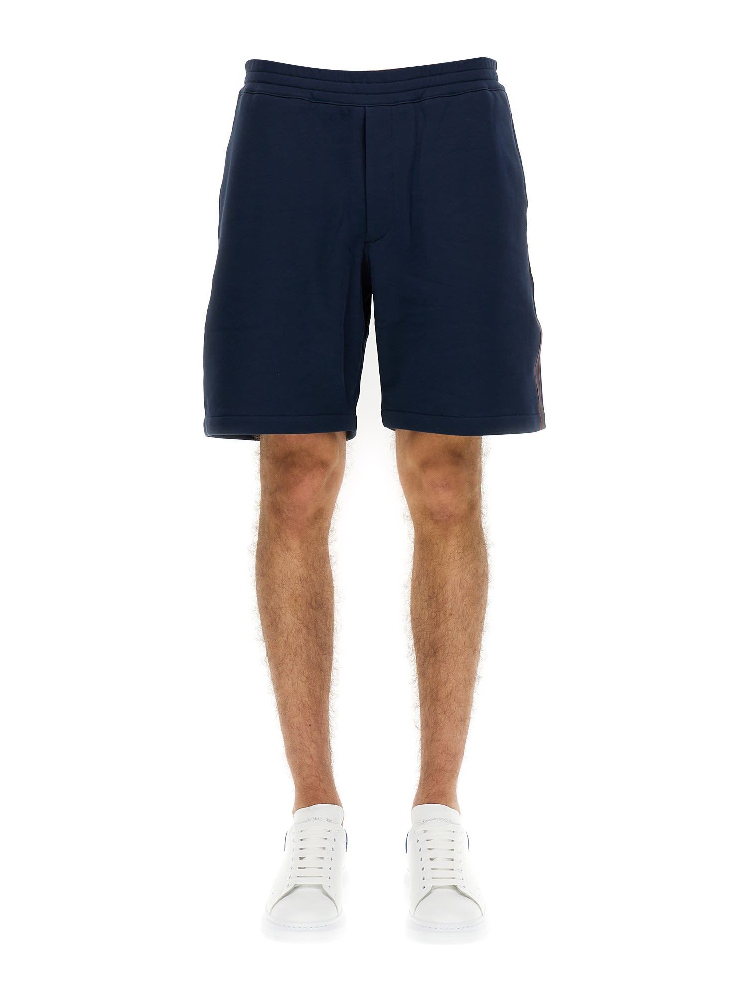 Logo-tape track shorts