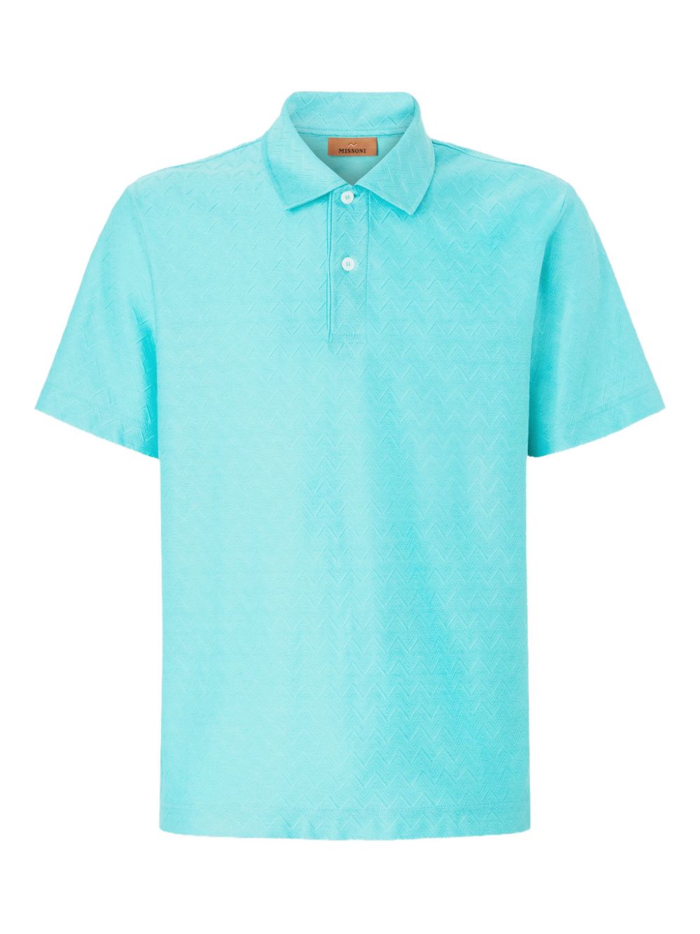 Missoni zigzag-woven polo shirt - Green