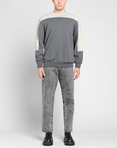 Man Sweater Grey Size 46 Merino Wool, Wool