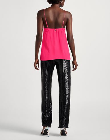 Woman Top Magenta Size 2 Viscose, Polyamide