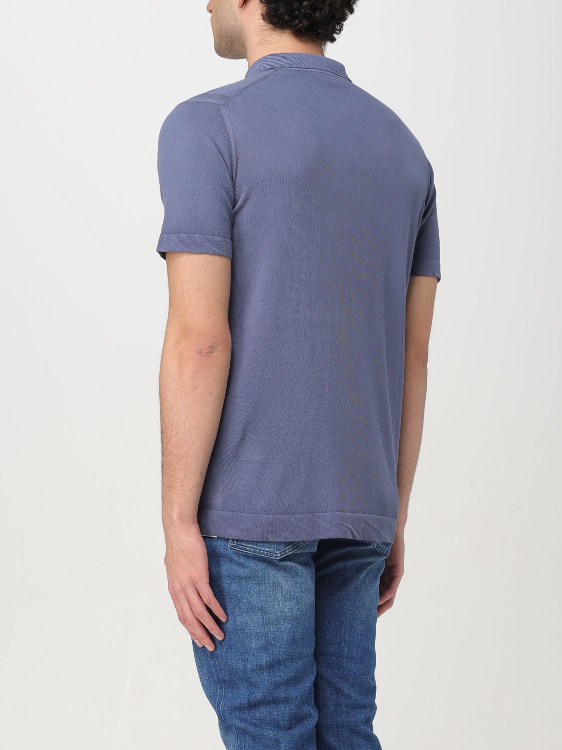Polo Shirt Men color Grey