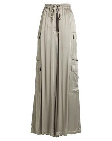 Woman Pants Sage green Size 8 Acetate, Viscose