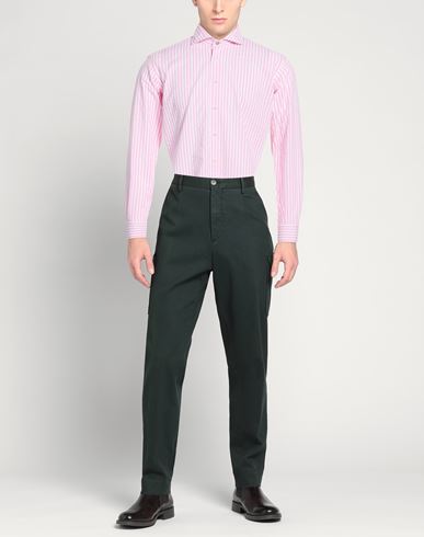 Man Shirt Pink Size 17 Cotton