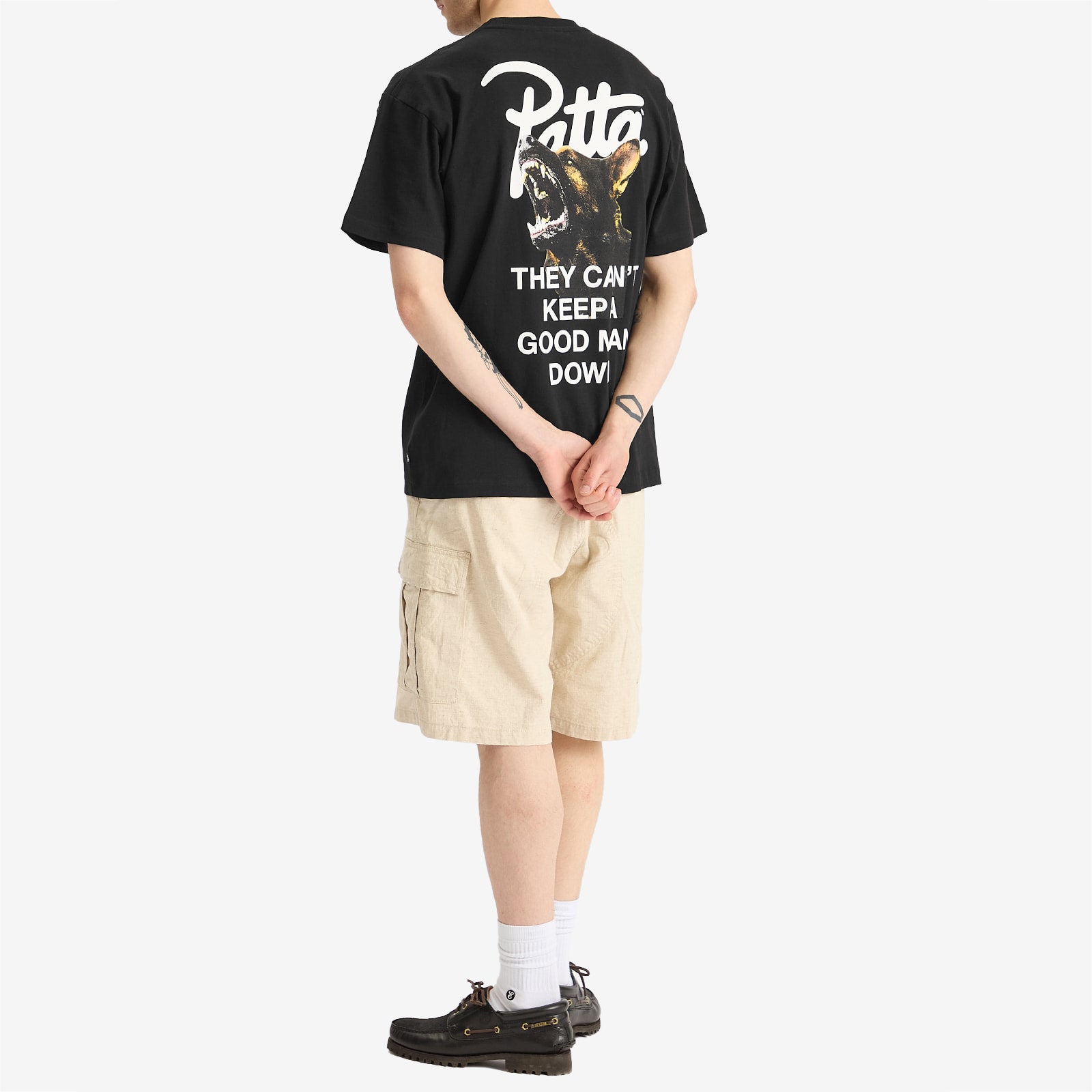 Patta Men's Bark T-Shirt in Black