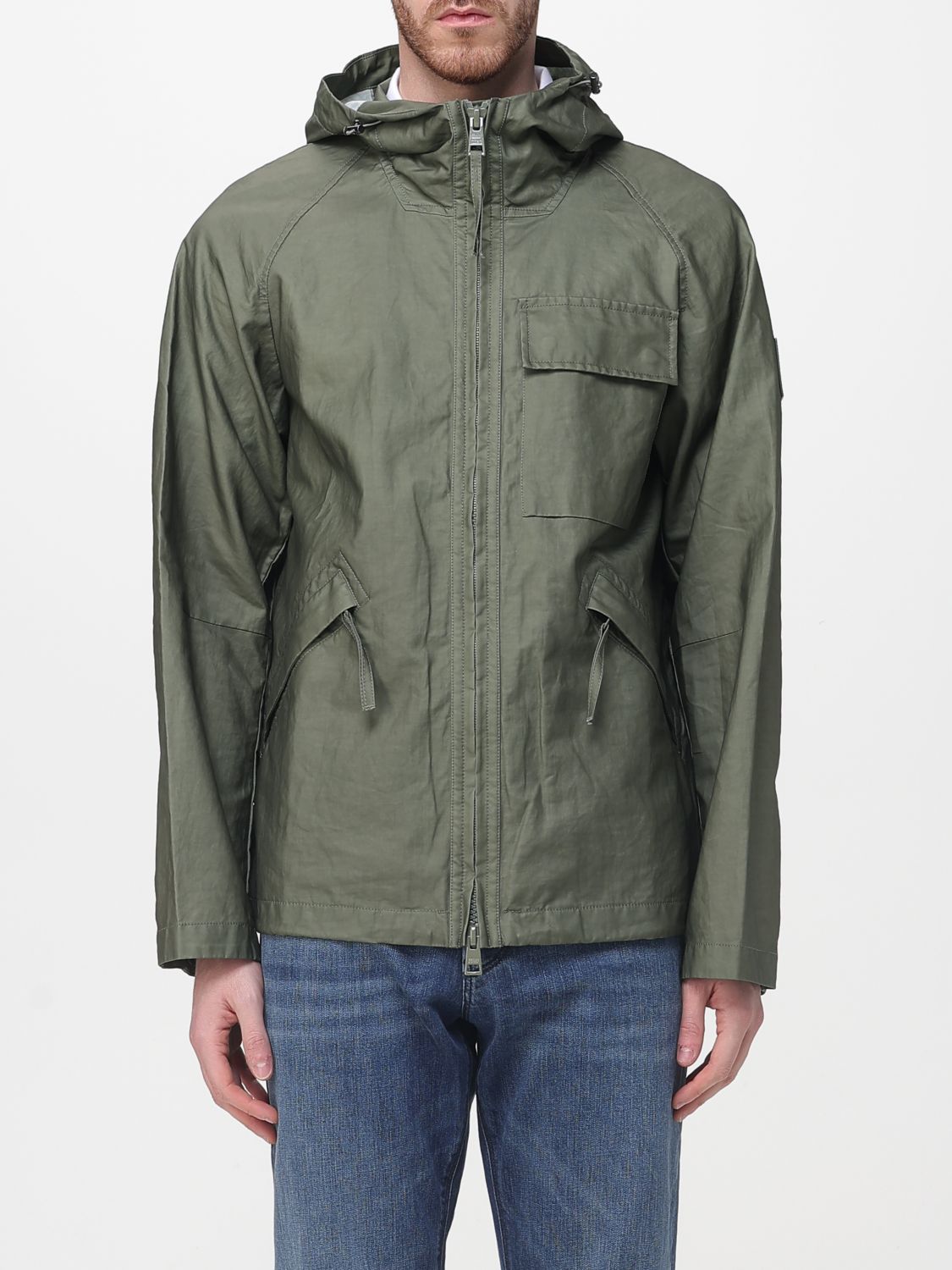 Jacket Men color Green