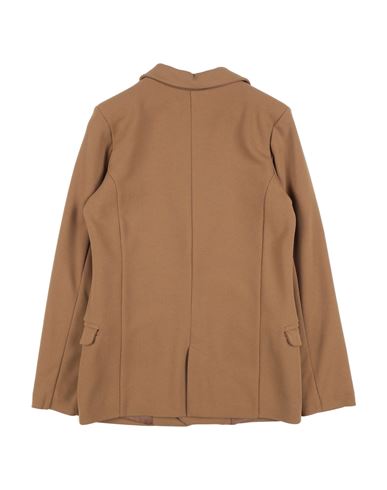 Girl Kid Girl Blazer Camel Size 12 Polyester, Elastane