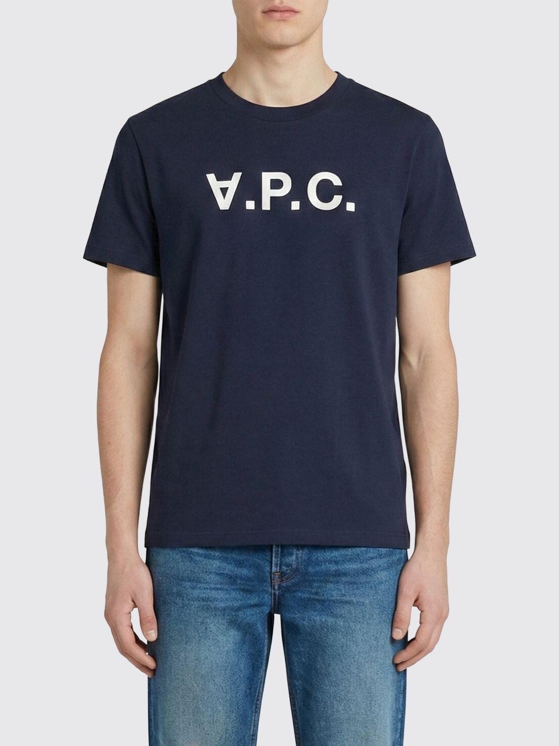 T-Shirt A. P.C. Men color Indigo