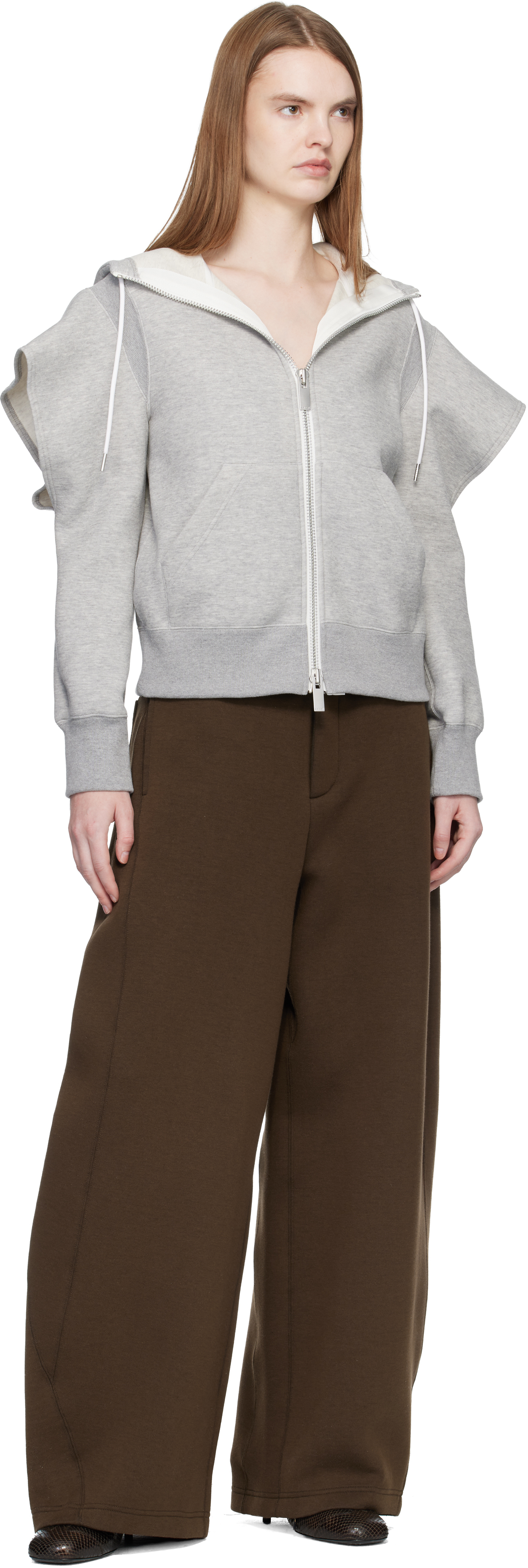 Gray Sponge Sweat Hoodie