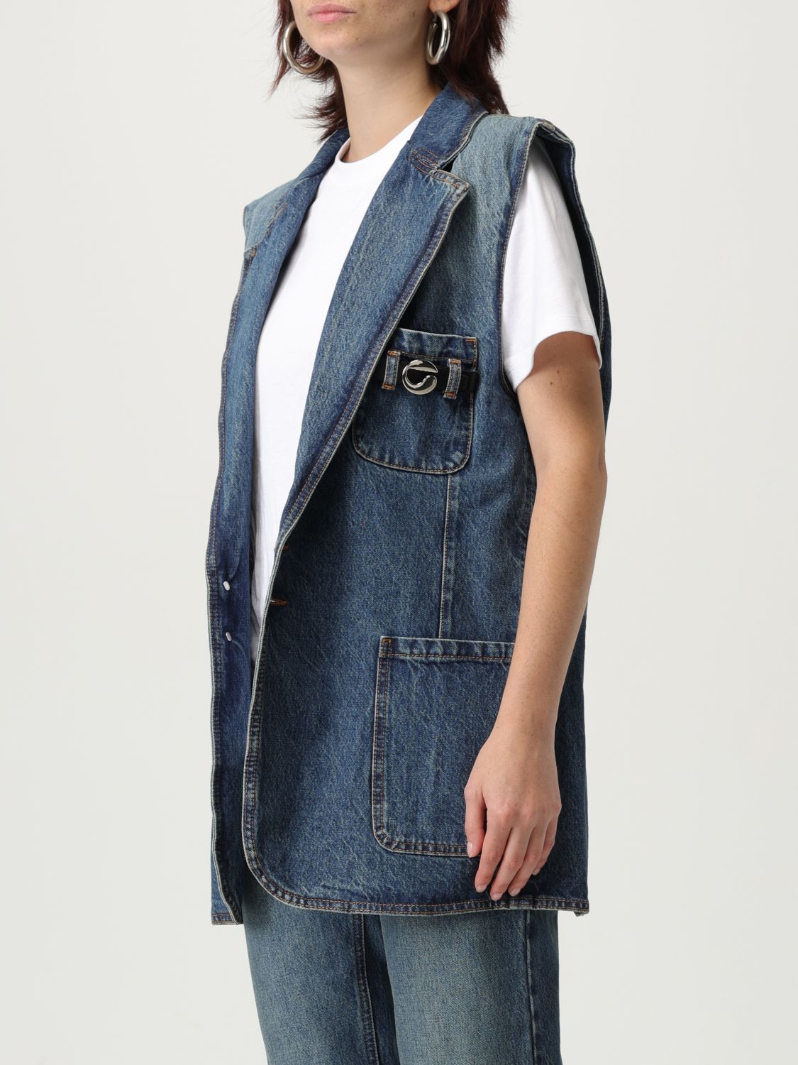 Waistcoat Woman color Blue