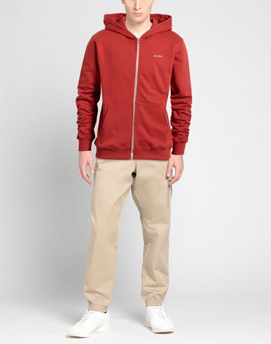Man Sweatshirt Brick Size L Cotton