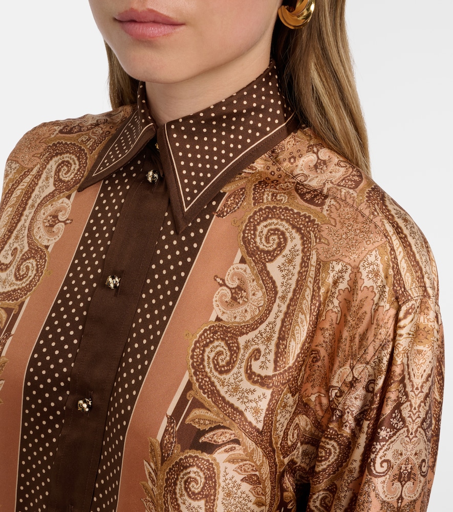 Luna paisley silk shirt