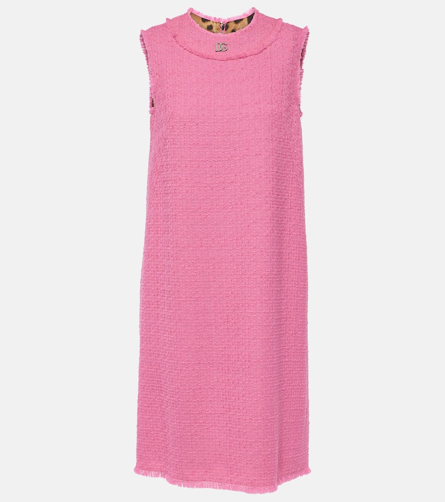 Raschel DG tweed minidress