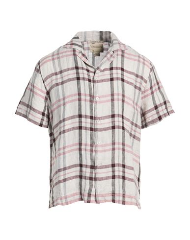 Man Shirt Light grey Size XXL Linen
