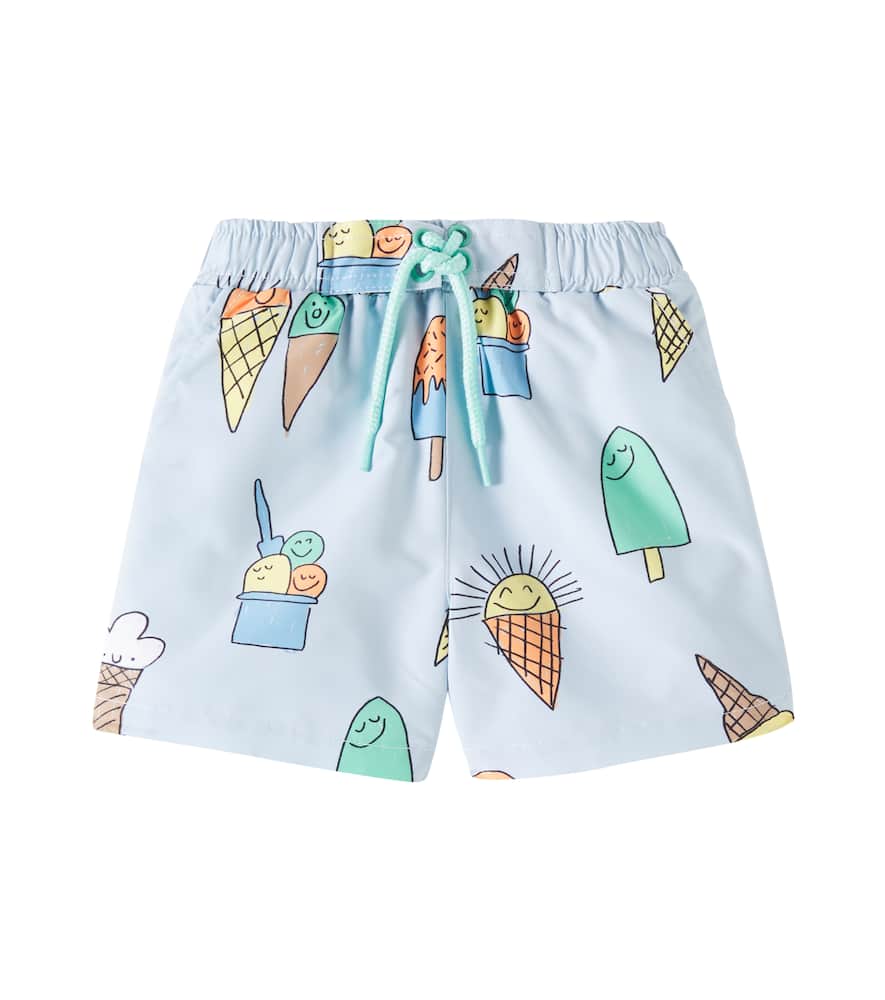 Stella McCartney Kids Baby printed swim trunks