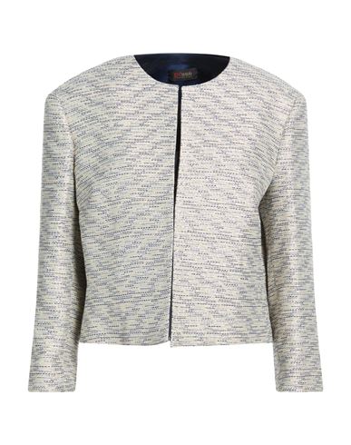 Plissè Collection Woman Jacket Navy Size 10 Polyester