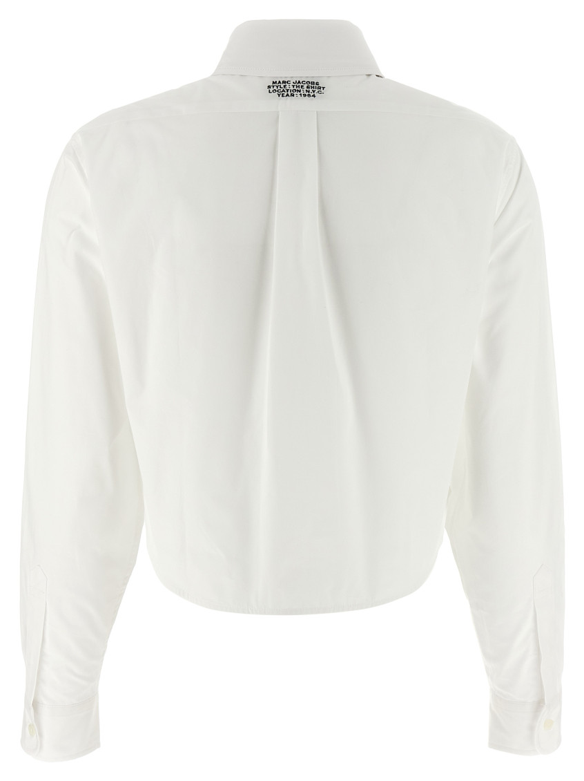 - Cotton Cropped Shirt