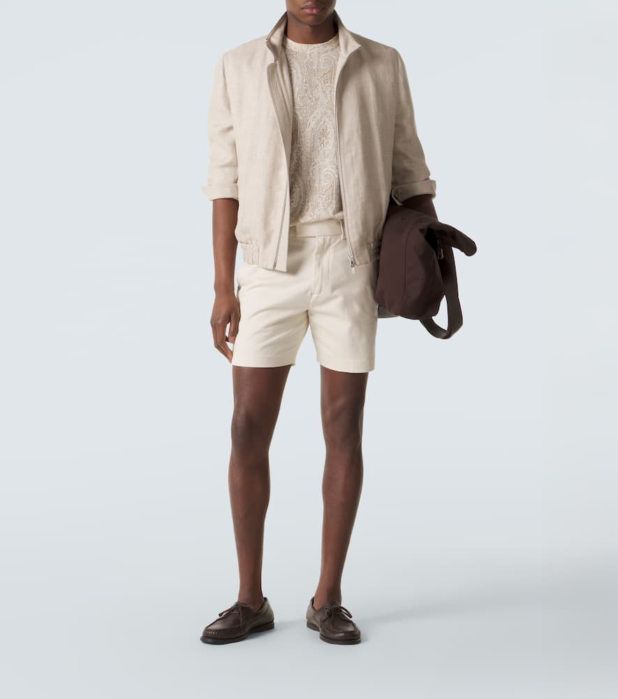 Cotton and silk sweater