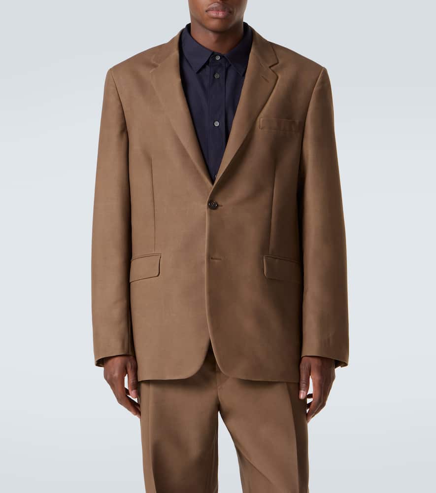 Mohair and wool blazer