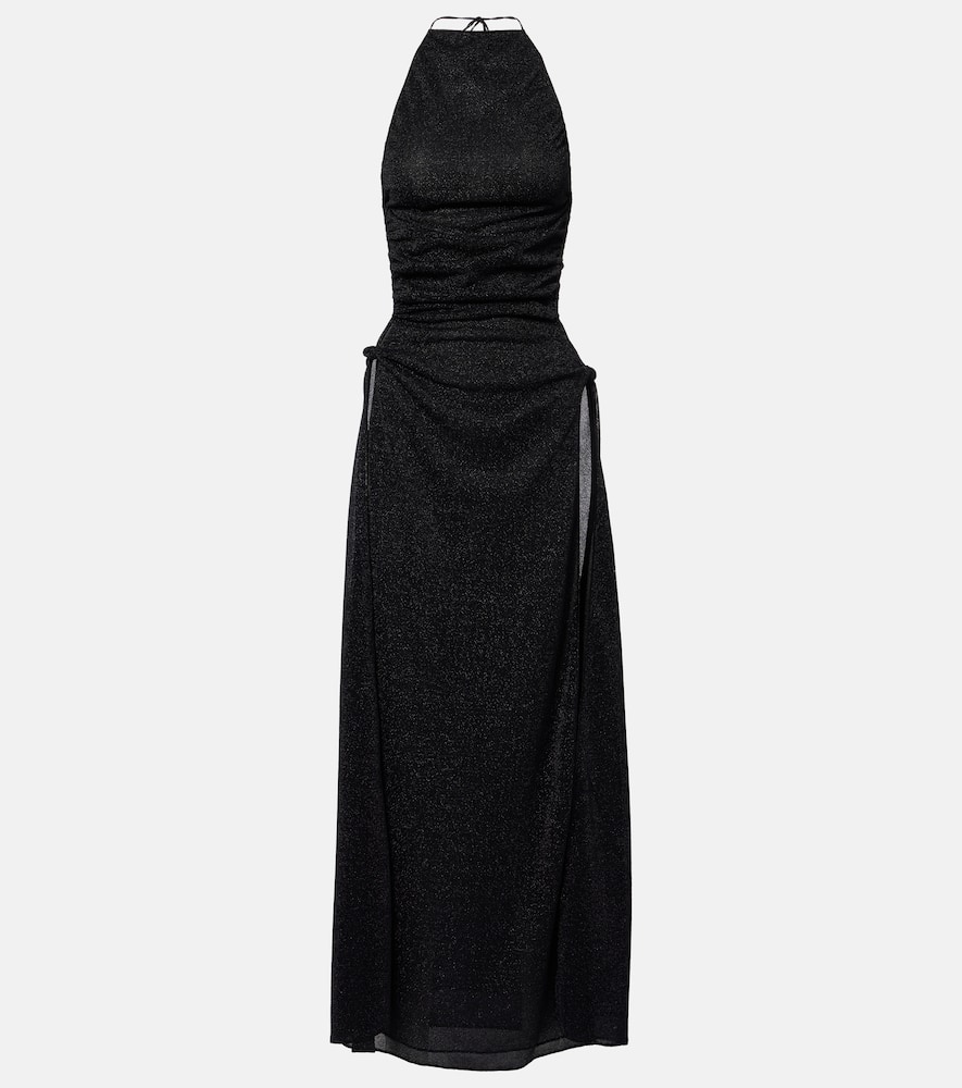 Oséree Lumière open-back maxi dress