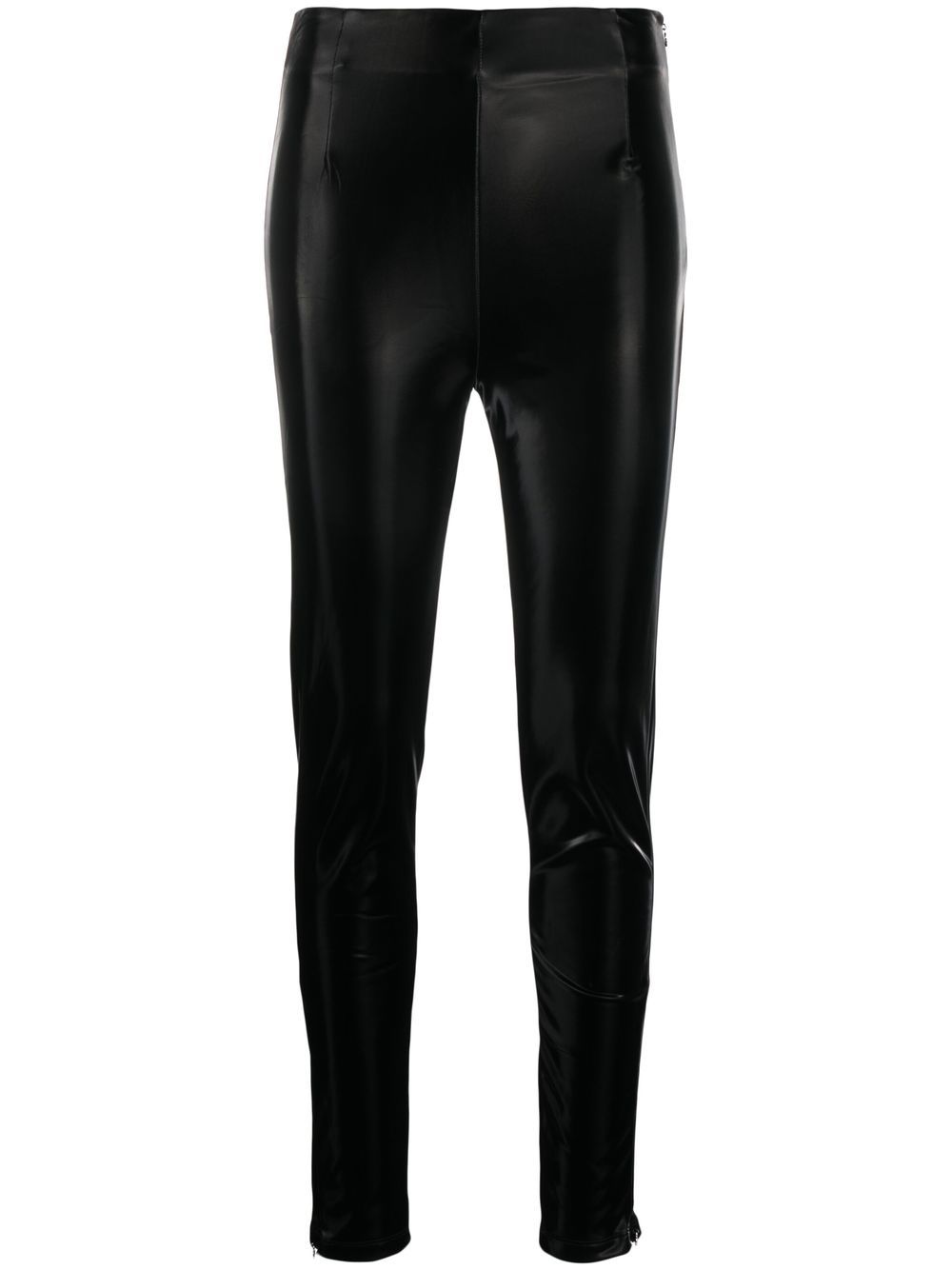Faux leather leggings - Black