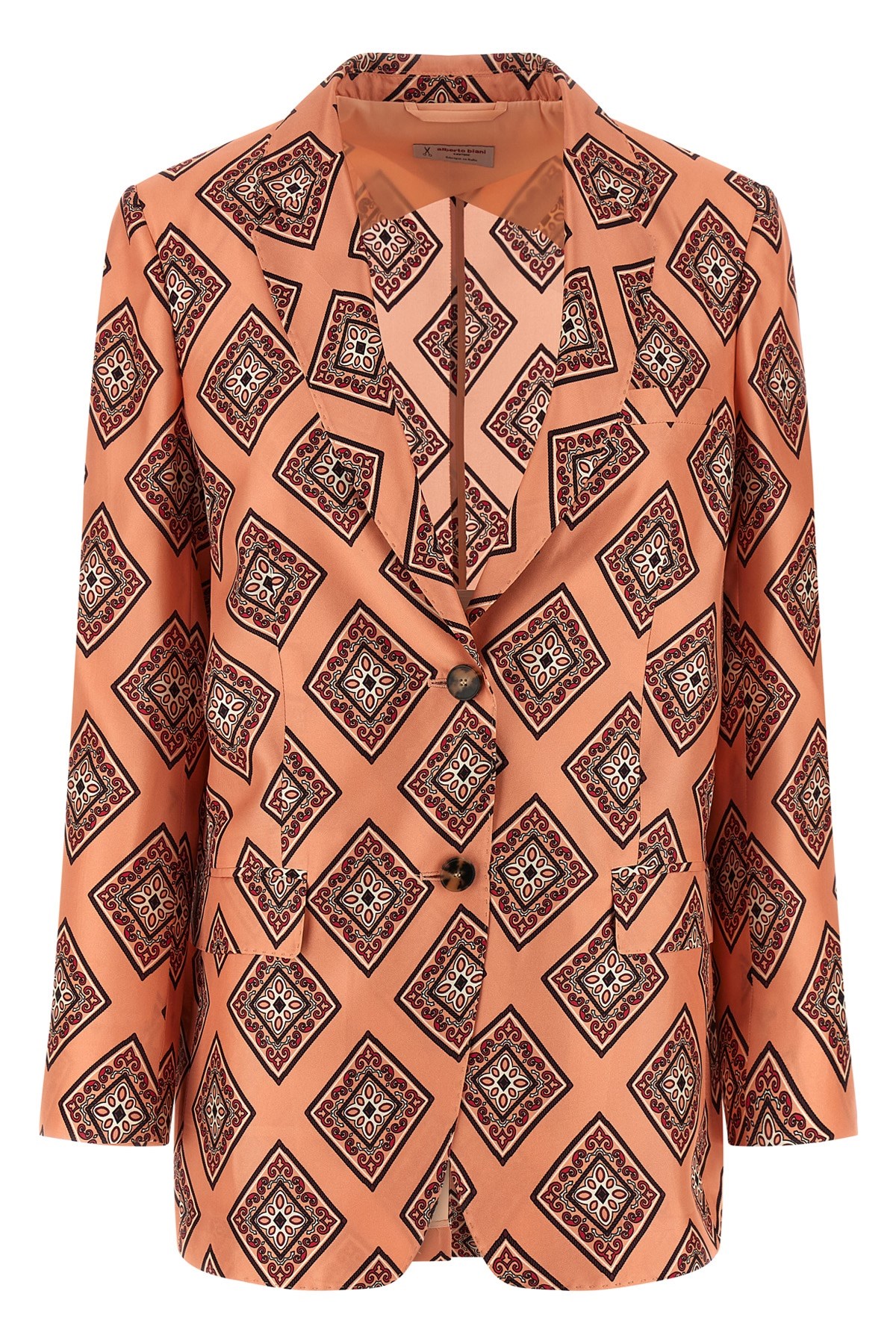 Tie Print Blazer