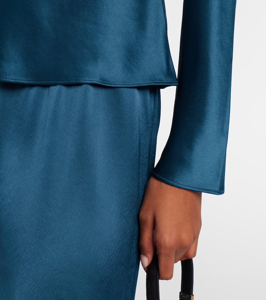 Barb satin top