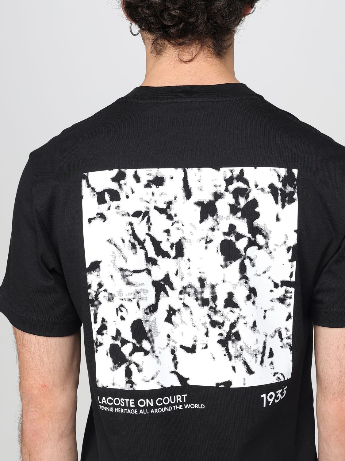 Lacoste graphic-print T-shirt - White