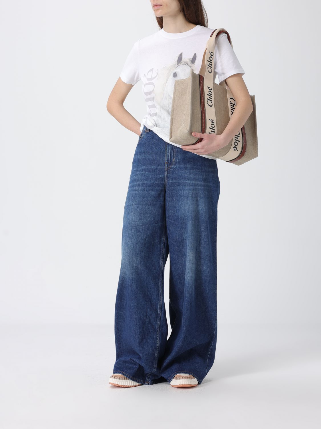 T-Shirt CHLOÉ Woman color White