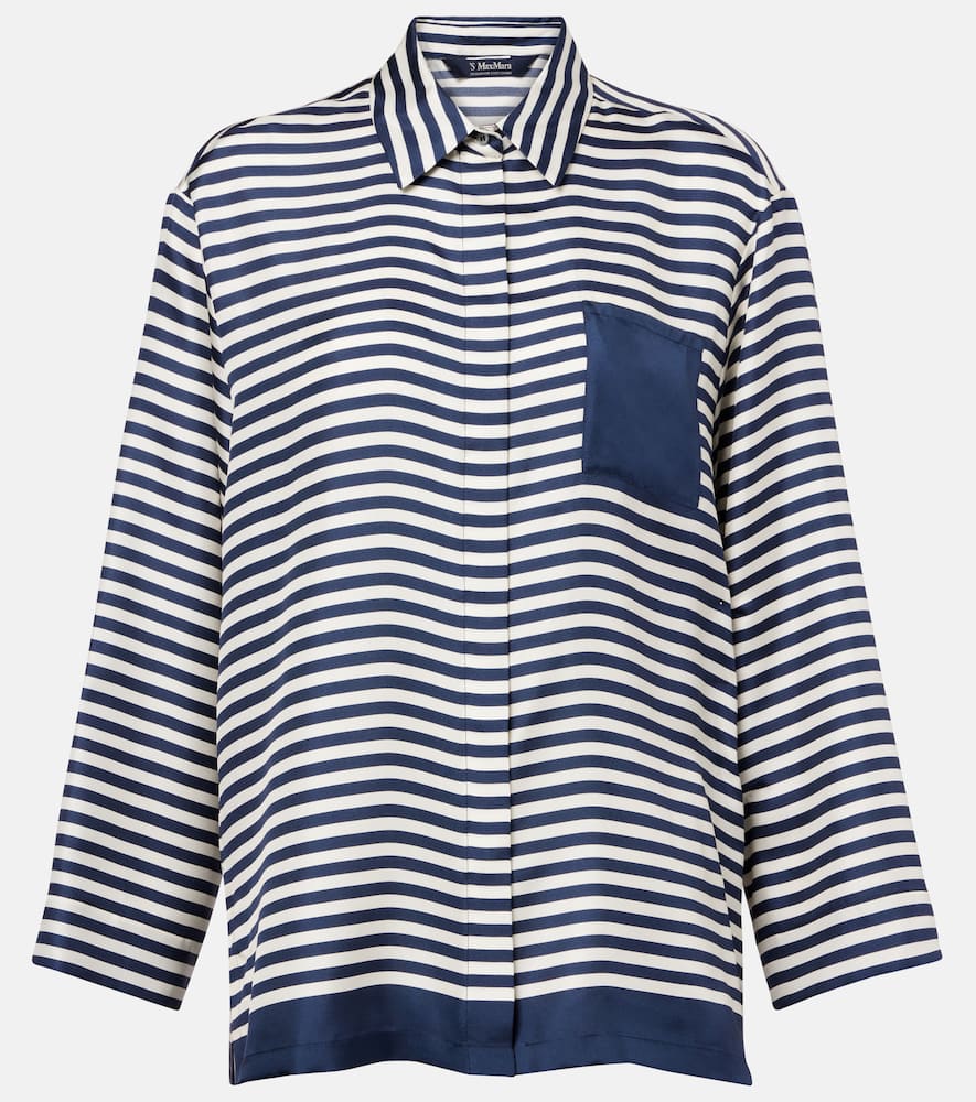 Maya striped silk shirt