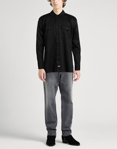 Icons Man Shirt Black Size XXL Polyester, Cotton