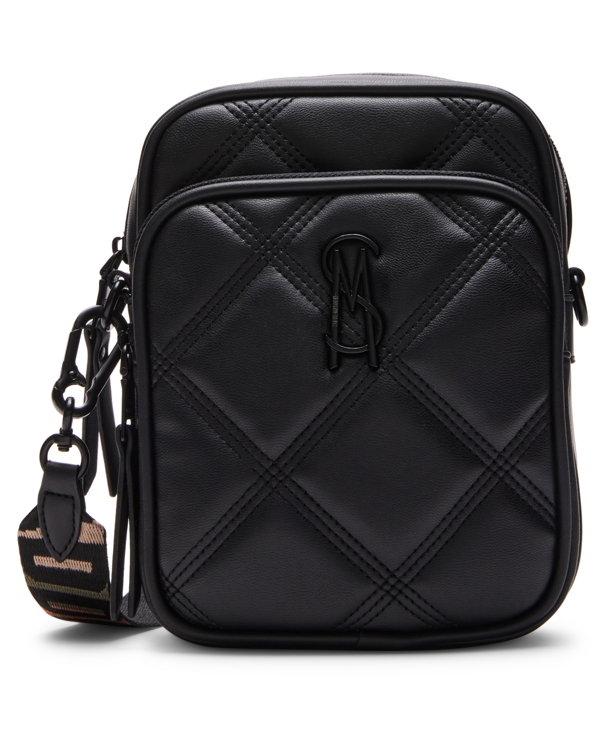 Drakee Quilted Small Crossbody Bag - Black