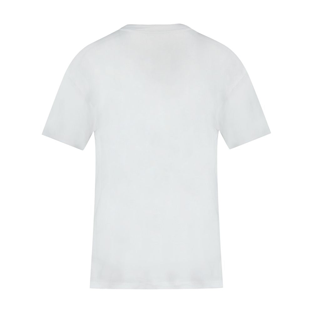 Embroidered Cotton T-shirt — White