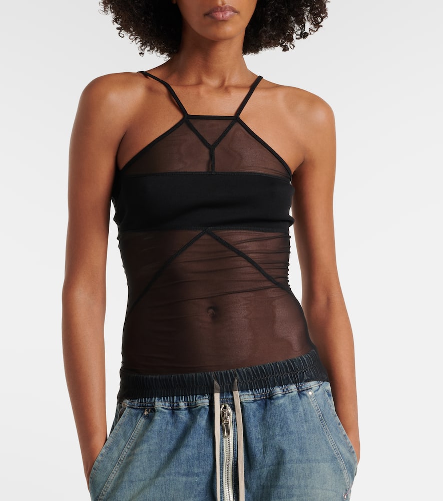 SL Combo semi-sheer top