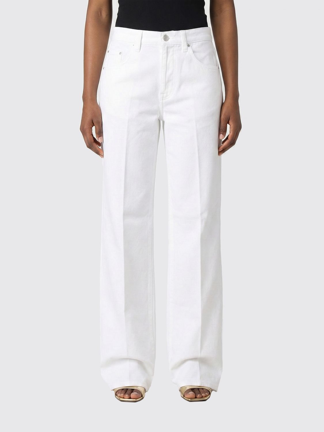Jeans Woman color White