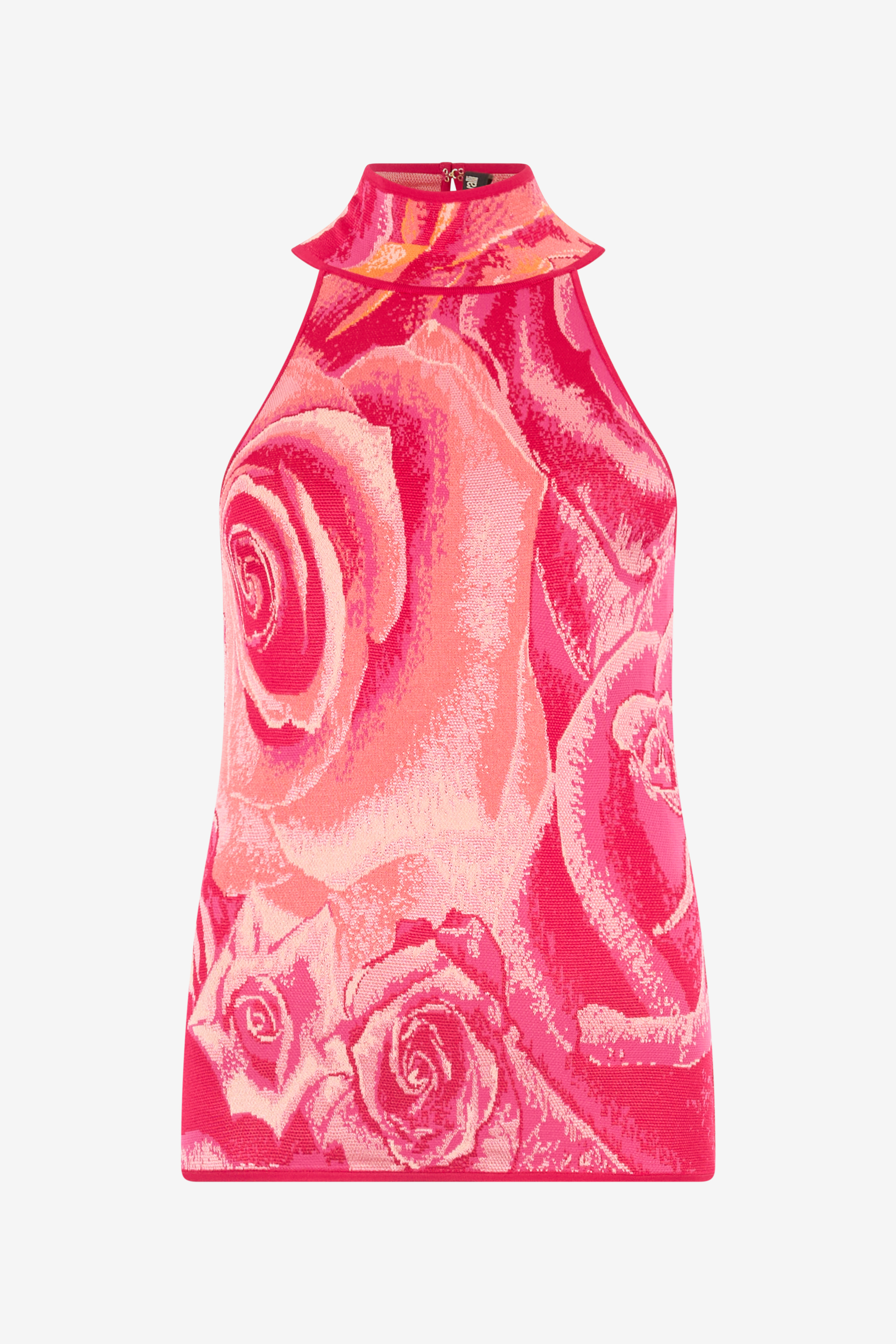 Top With Garden Rose Print
