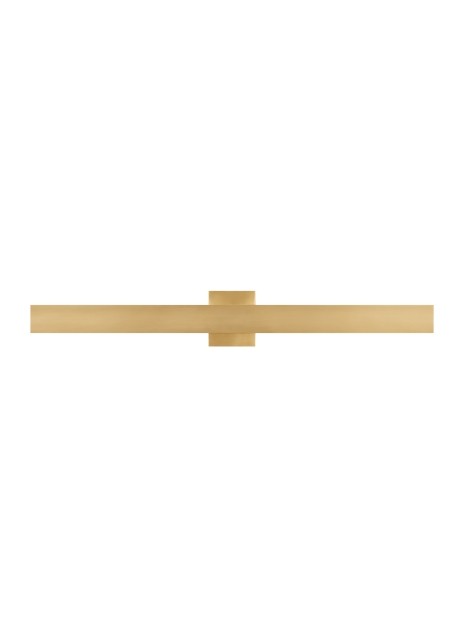 Natural Brass LED Bath Vanity from the Bau Collection