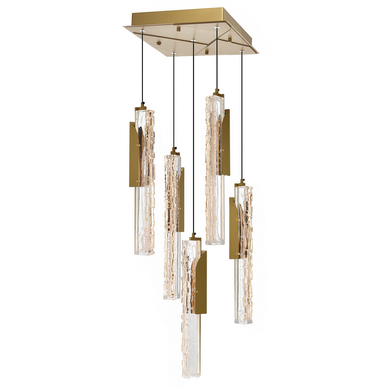 Brass LED Mini Pendant from the Valira Collection