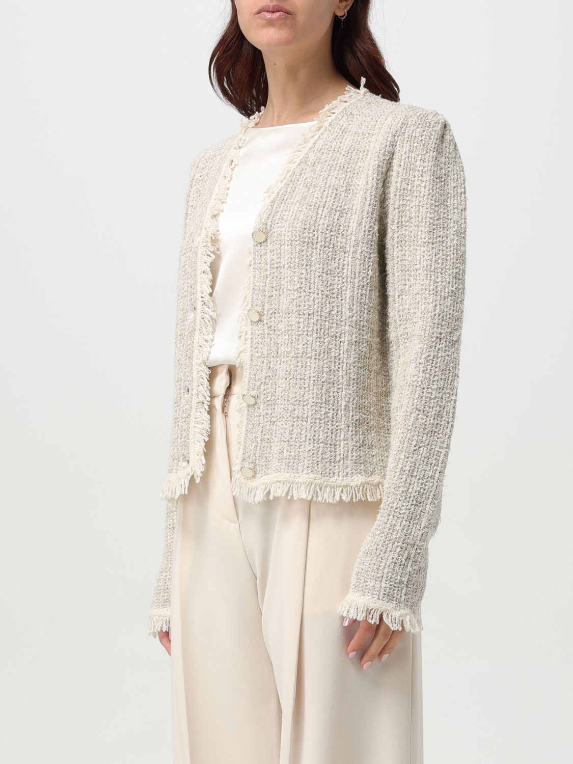 Tweed lurex jacket - Neutrals