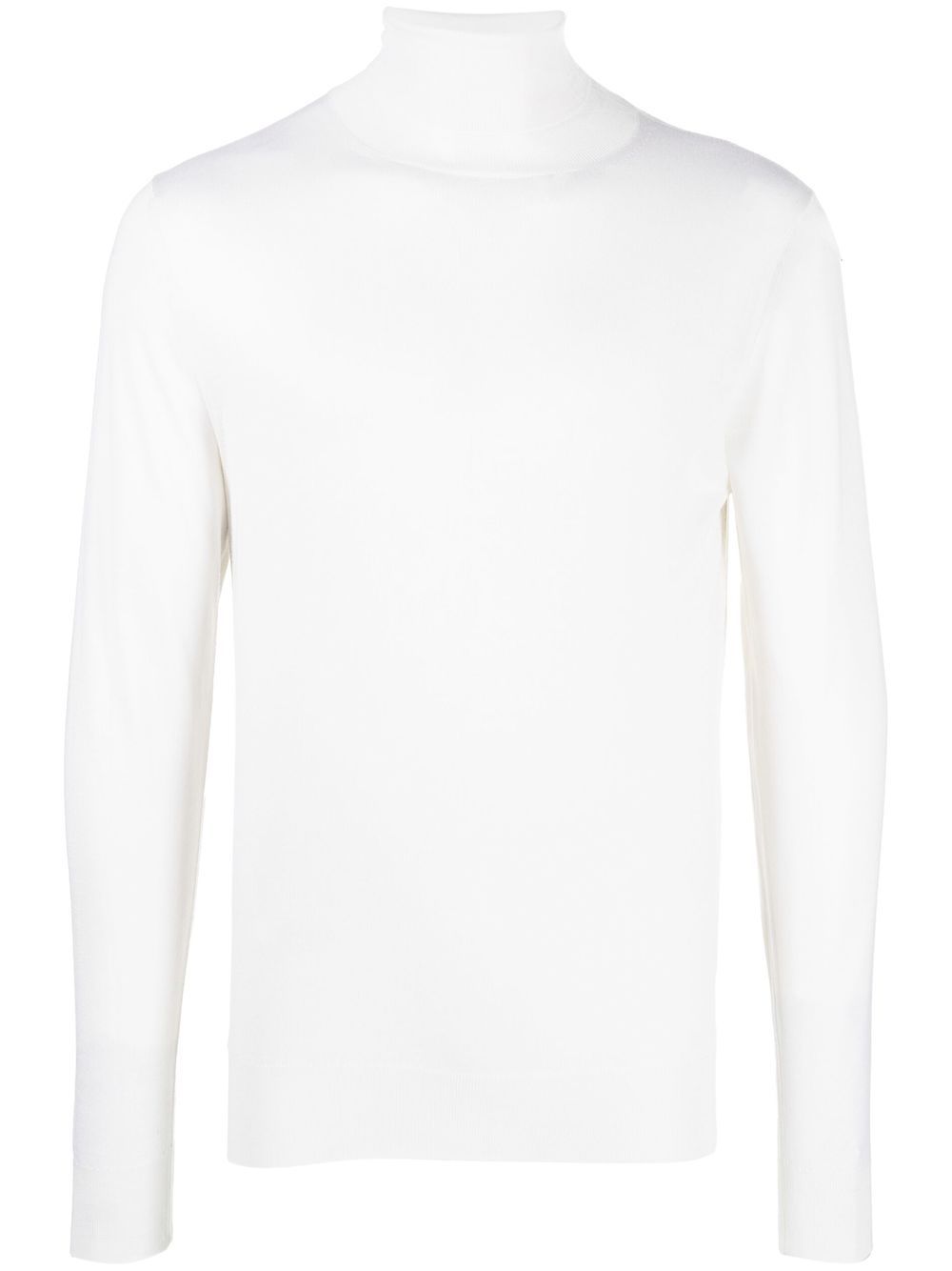 Slouch-body roll neck jumper - Neutrals