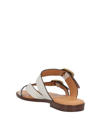 Woman Thong sandal White Size 4 Leather
