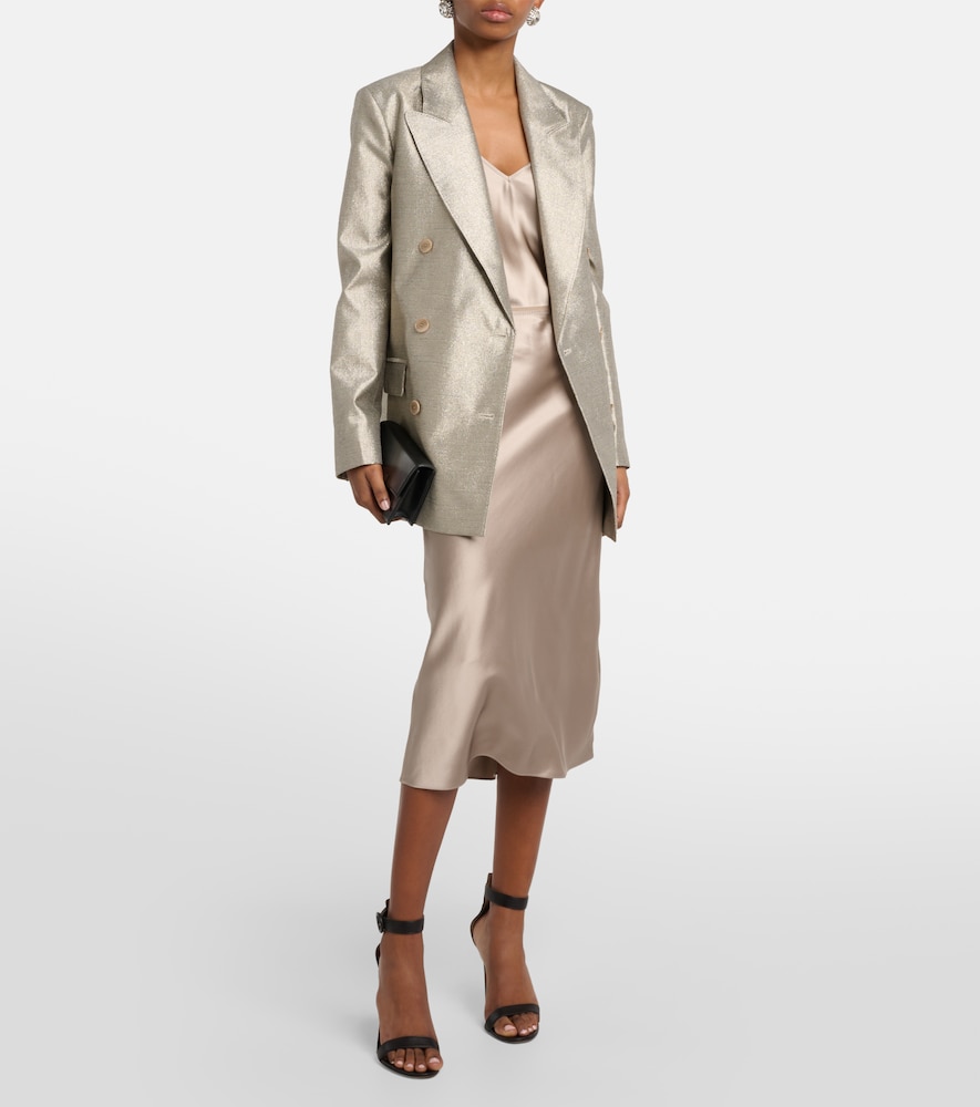 Chapone metallic oversized blazer
