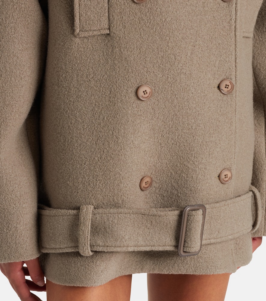 Scothern virgin wool peacoat