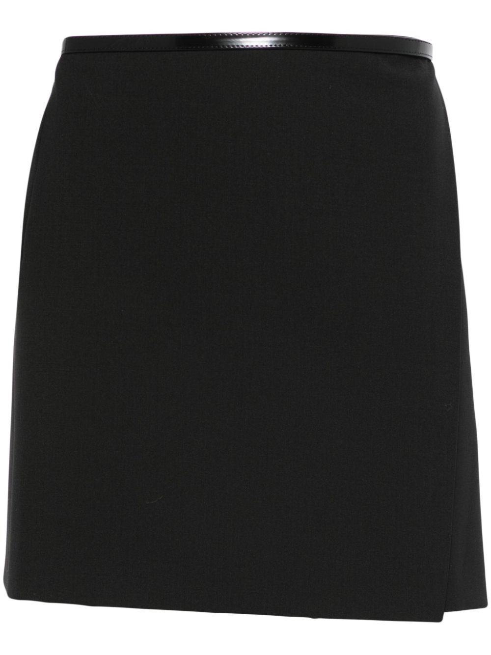 Belted mini skirt - Grey