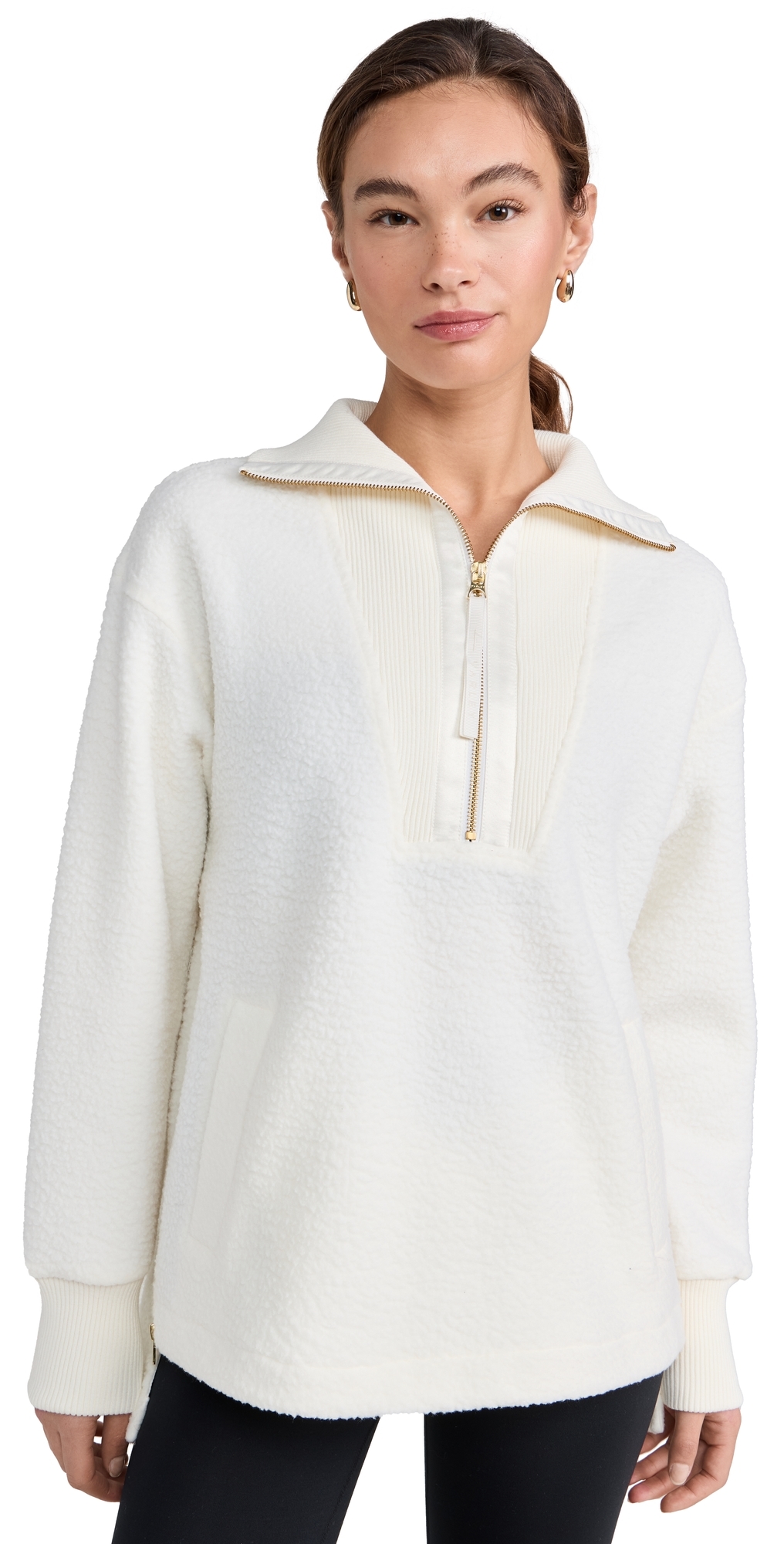 Wallace Half Zip Fleece Egret