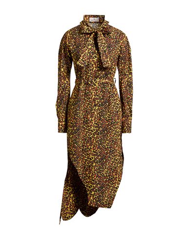 Woman Midi dress Black Size 0 Cotton, Viscose, Polyester