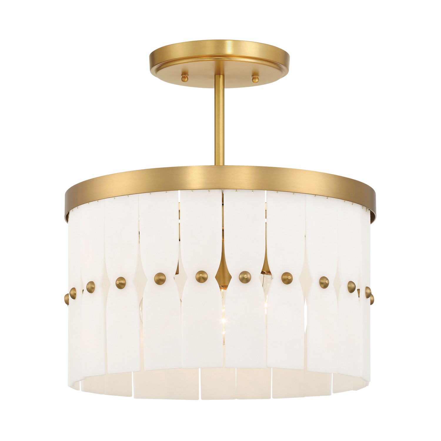 Legacy Brass Convertible Semi-Flush from the Coronelle Collection