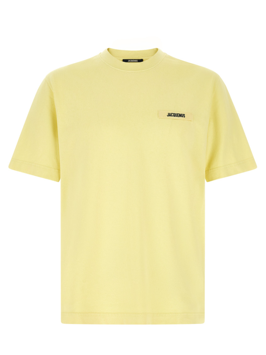 Jacquemus - gros grain crew neck short sleeve t shirt