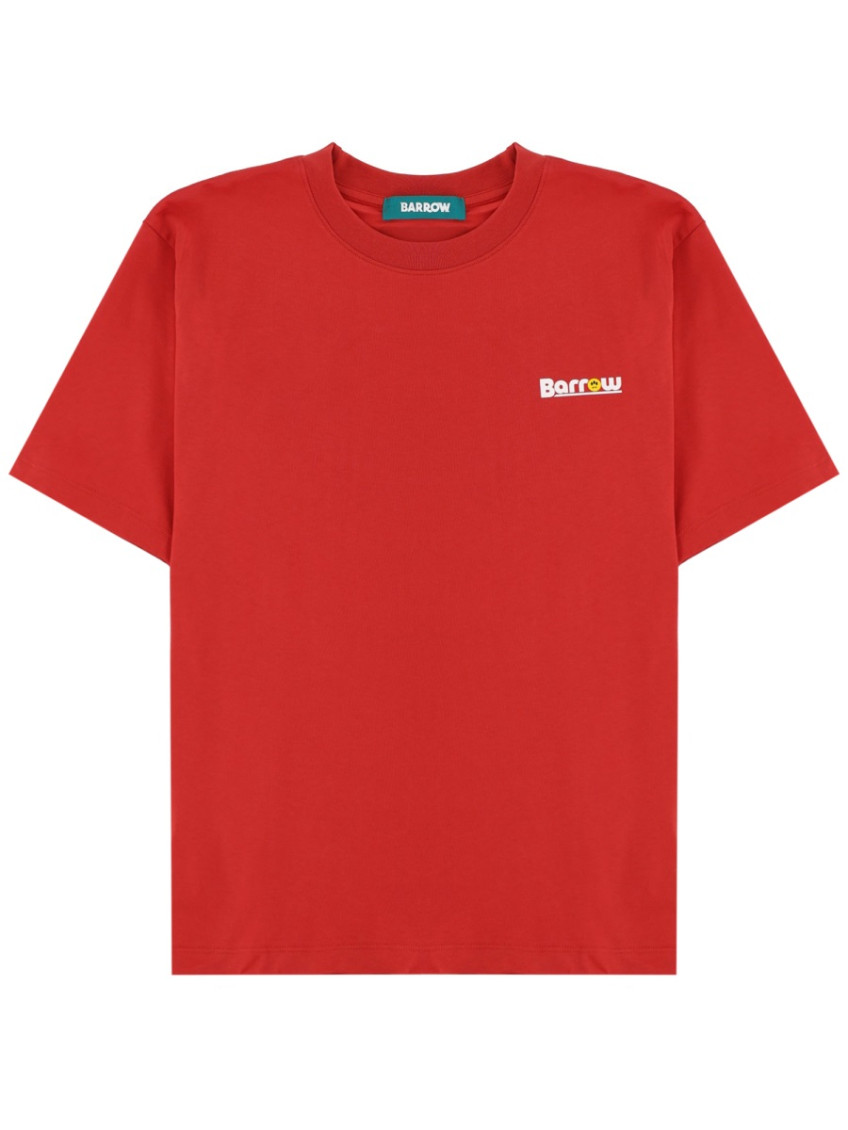 Red Logo Crew Neck T-Shirt