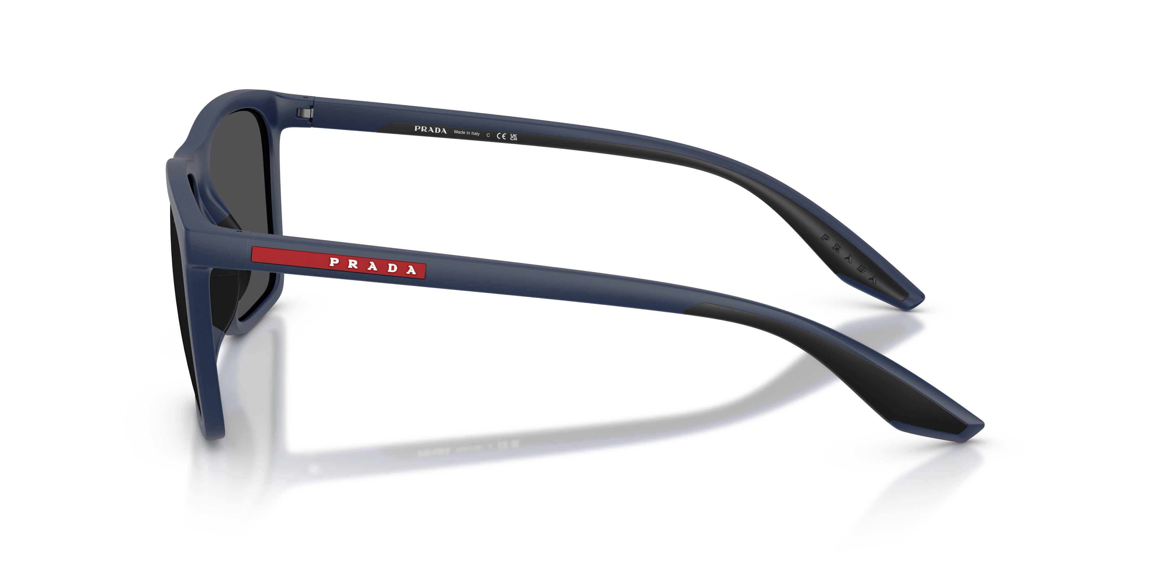 Prada Linea Rossa Man Prada Linea Rossa PS B08S TFY06F Sunglasses Injected Blue Grey Pillow Norma