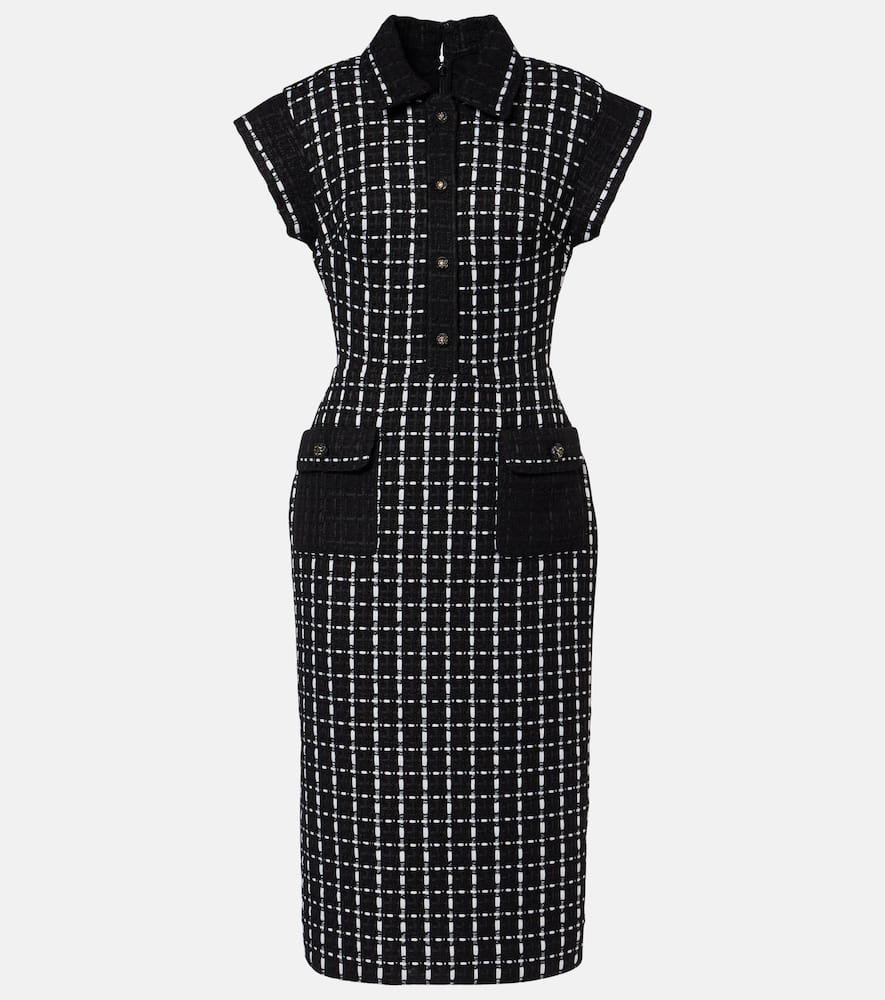 Tweed midi dress